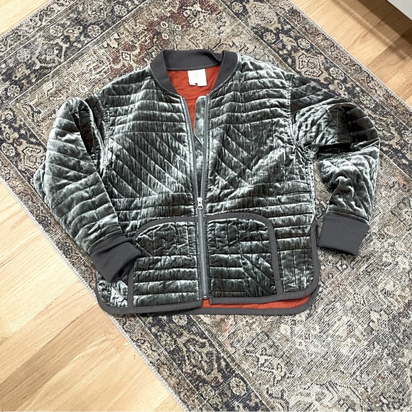 ANTHROPOLIGIE Hei Hei Velvet quilted jacket Sz XS - Picture 11 of 13
